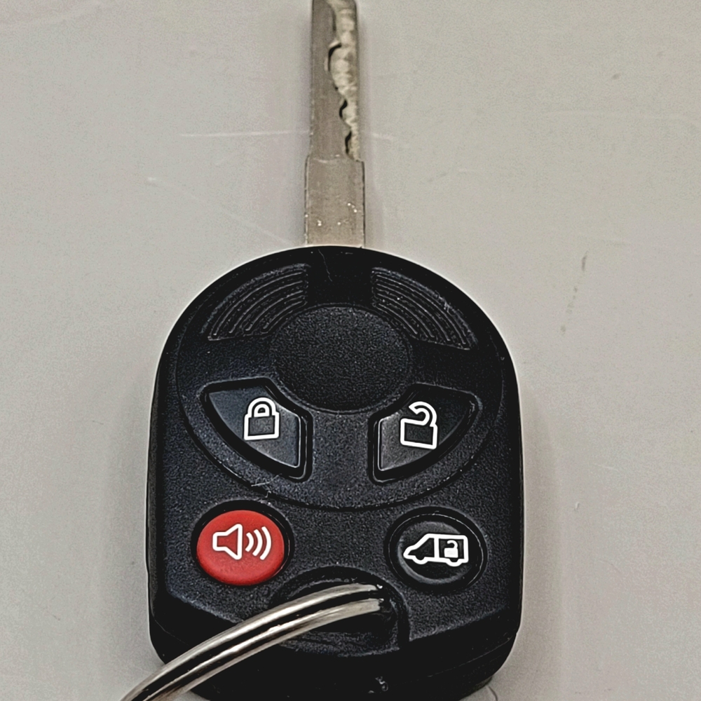 Ford Black and Red Key Fob